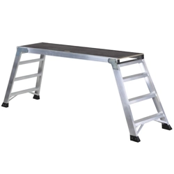 vendita online Sgabello saliscendi h 87 x180 cm. mod. saliscendi g180 Sgabelli e cavalletti da lavoro Svelt Spa